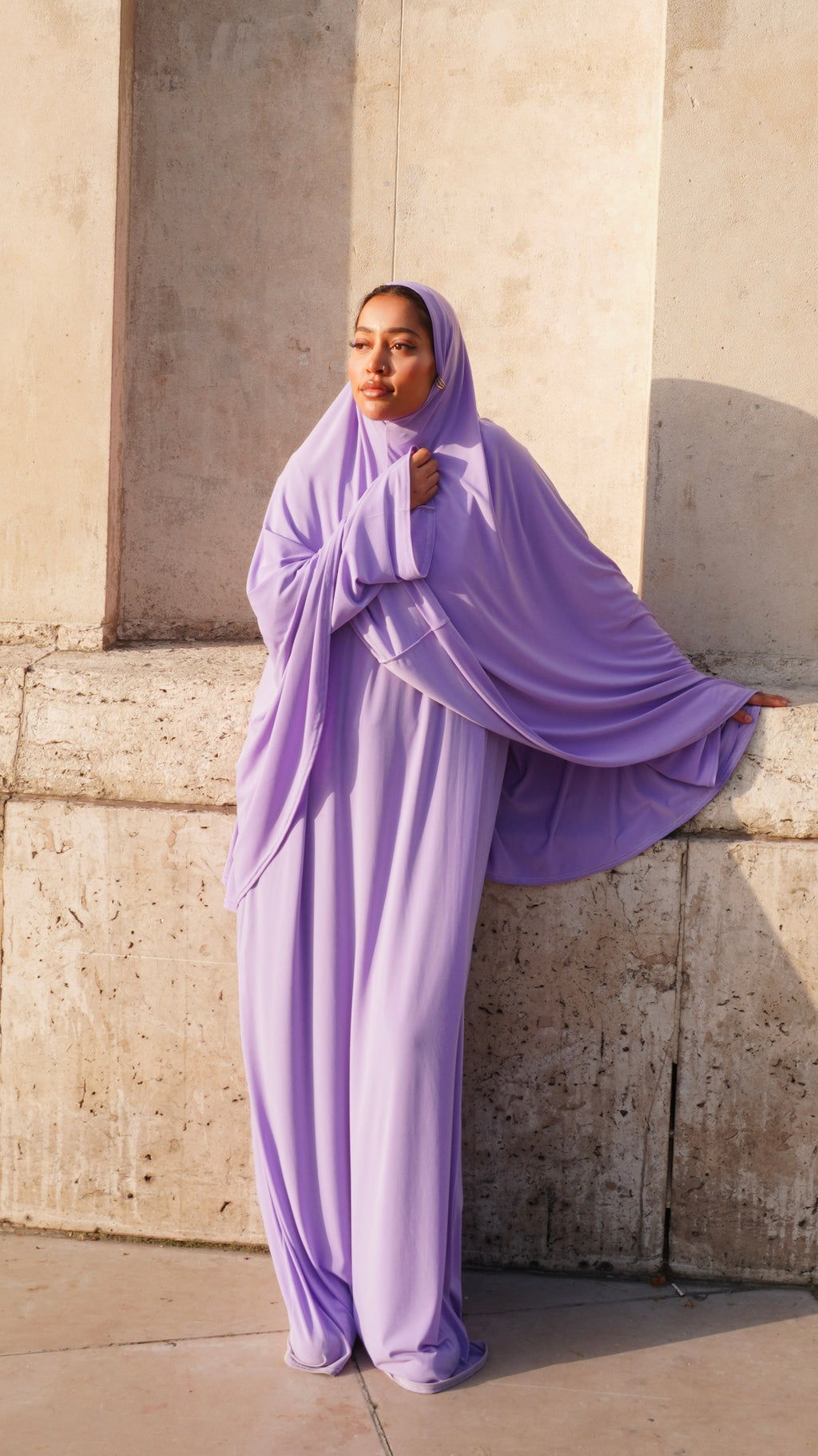 Jilbab jersey premium deux pièces