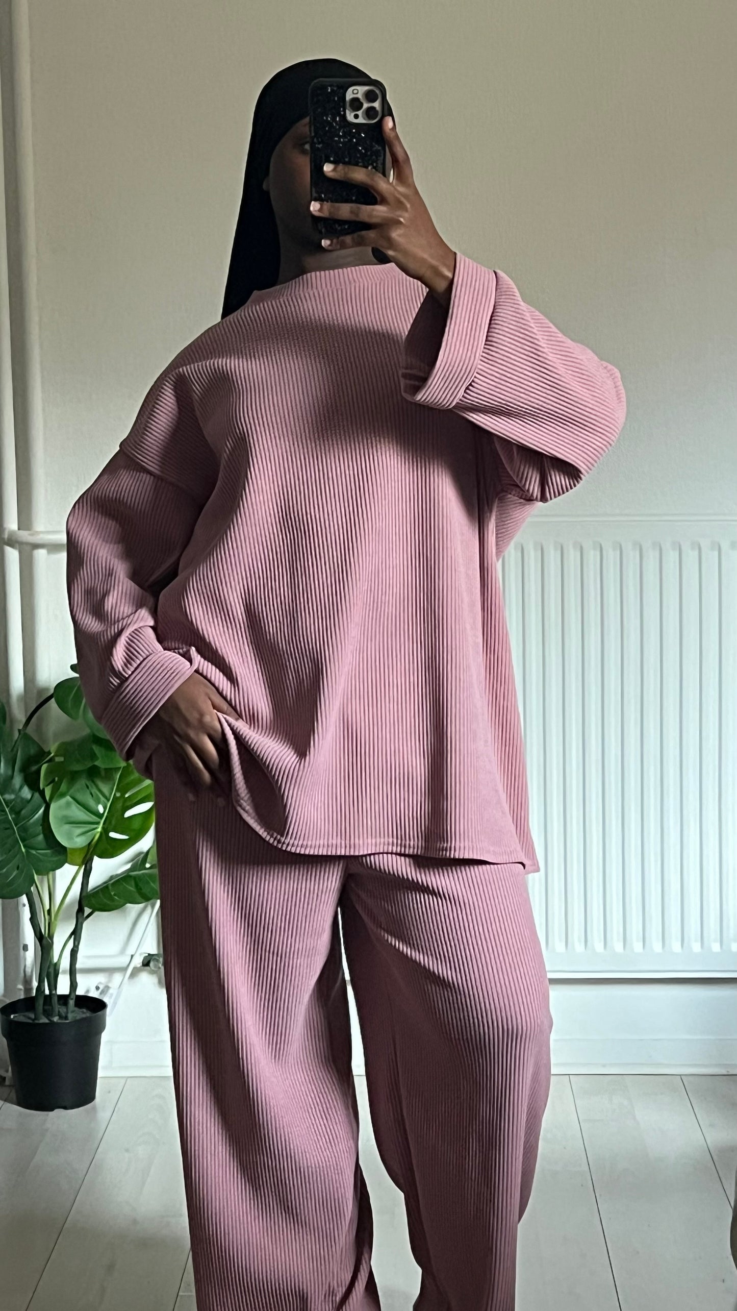 Ensemble “LYDIA” velour cotelé