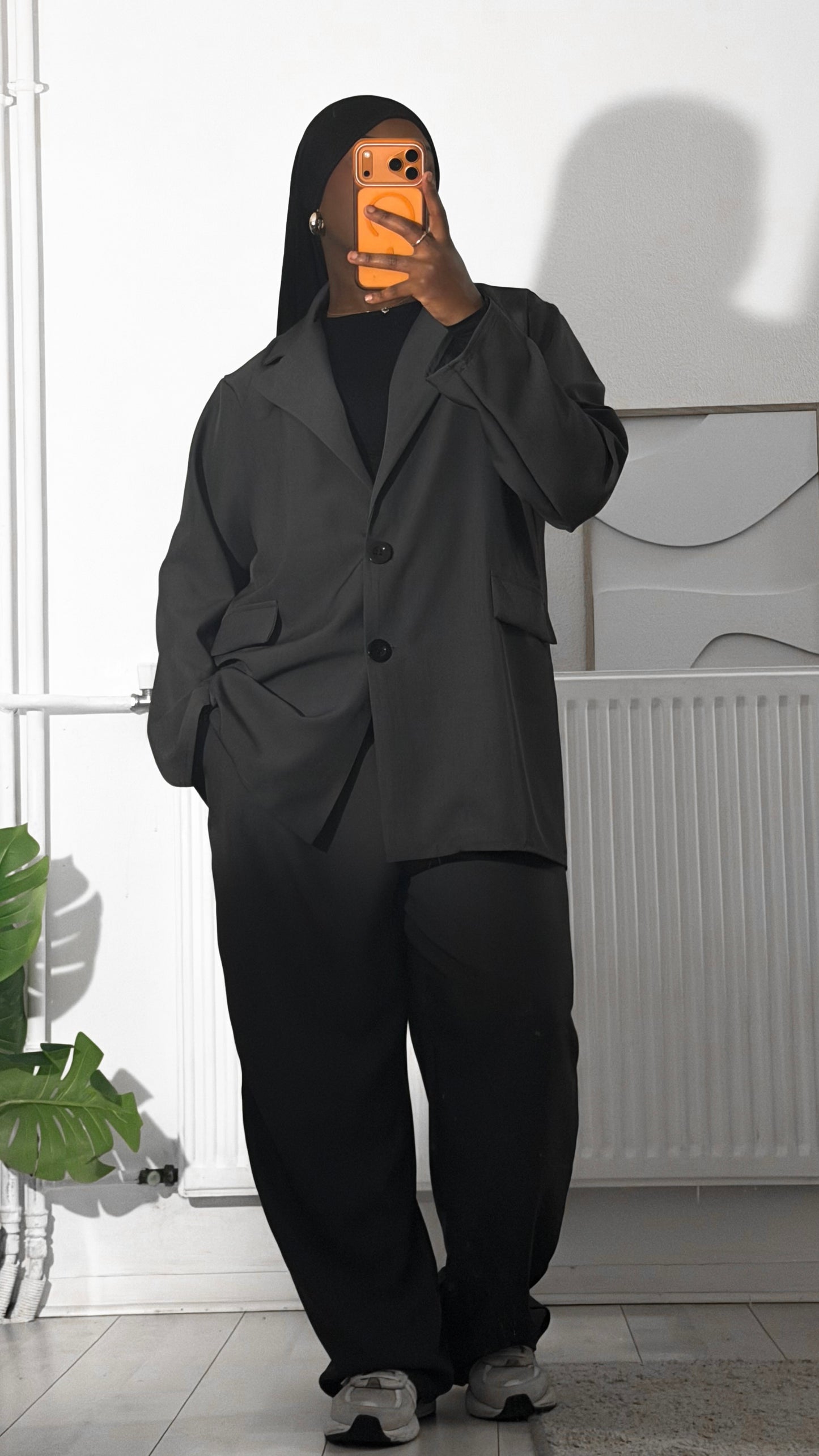 Ensemble blazer oversize