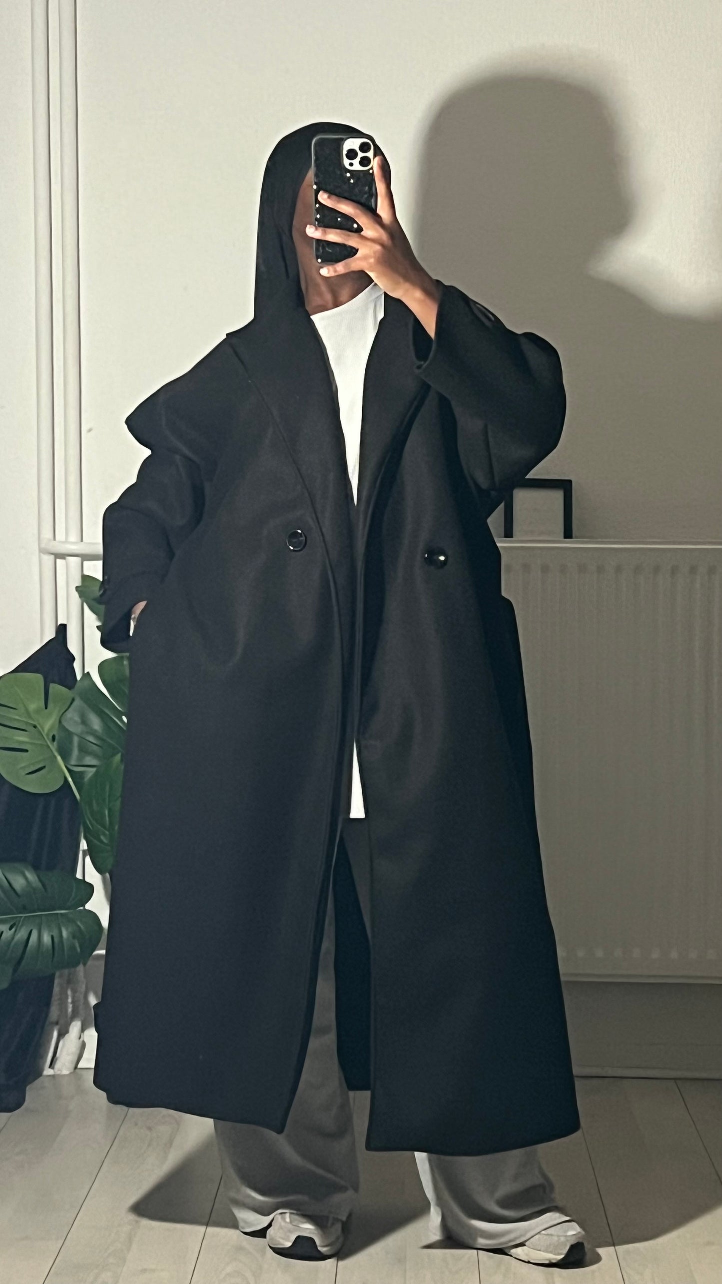 Manteau oversize ceinturé “LAMIA”