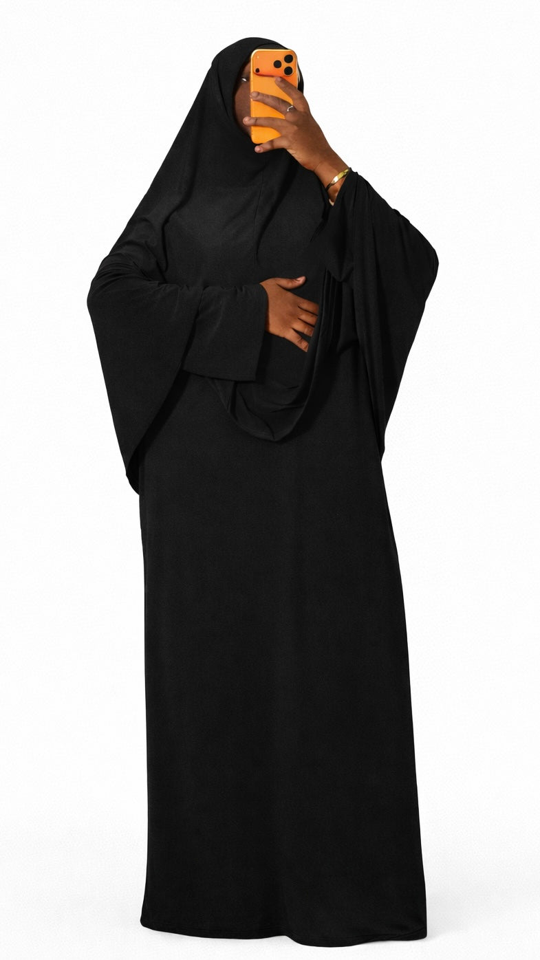 Jilbab jersey premium deux pièces