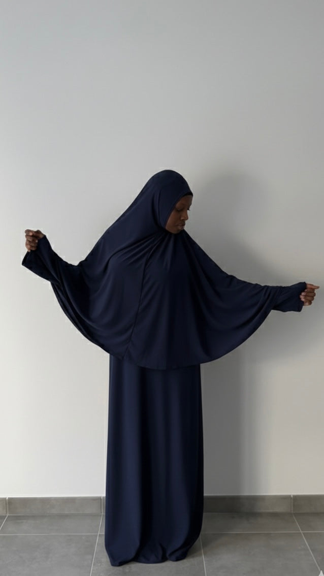 Jilbab jersey premium deux pièces