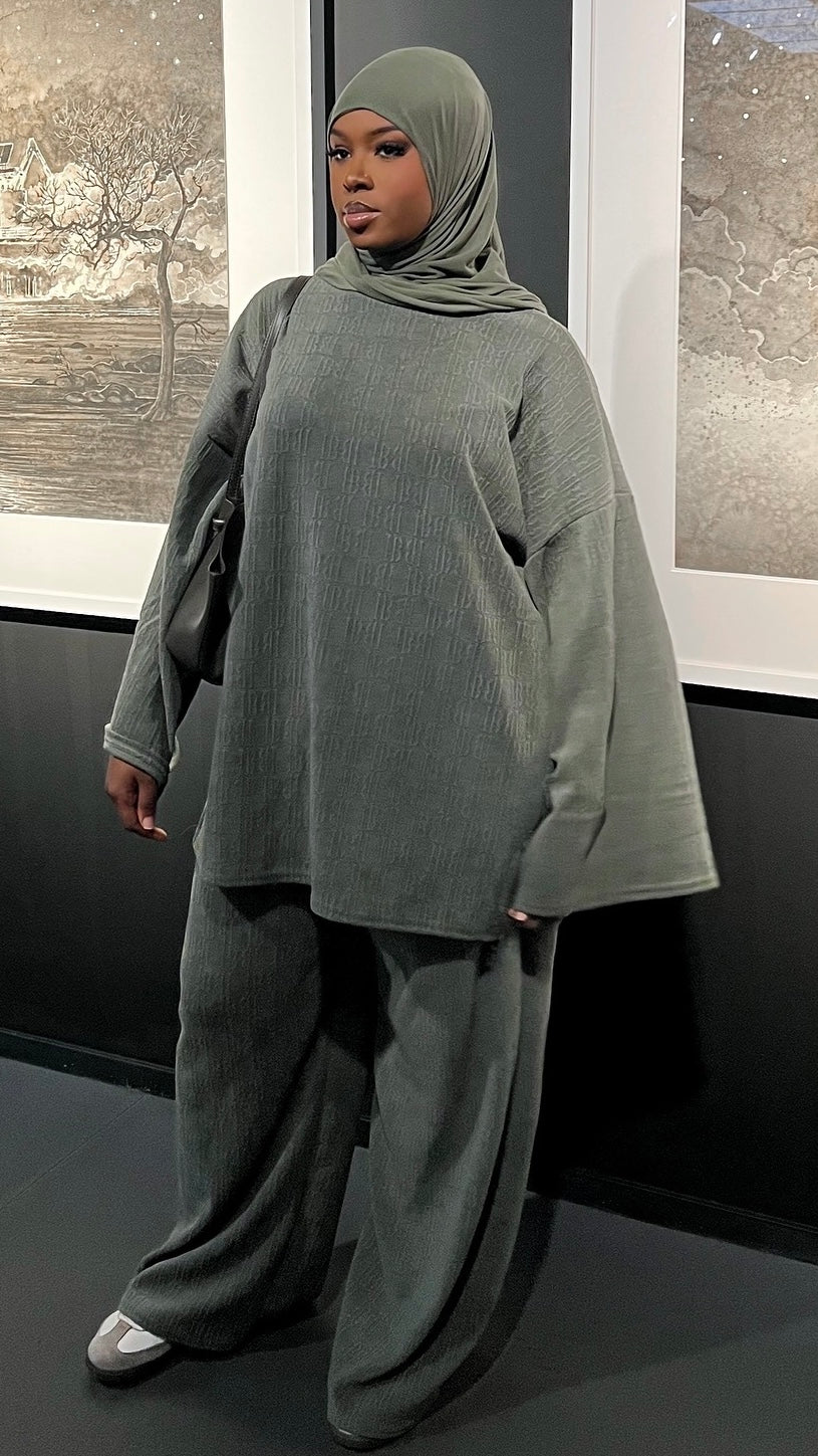 Ensemble THAÏ - velours oversize