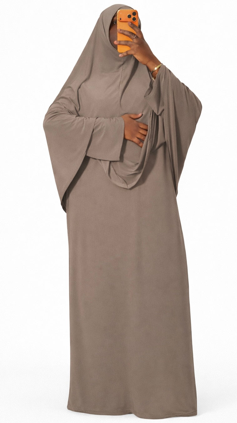 Jilbab jersey premium deux pièces
