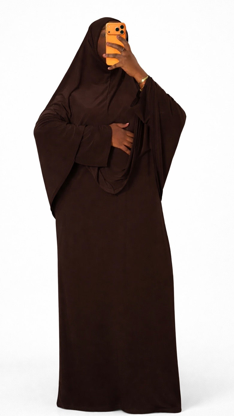Jilbab jersey premium deux pièces