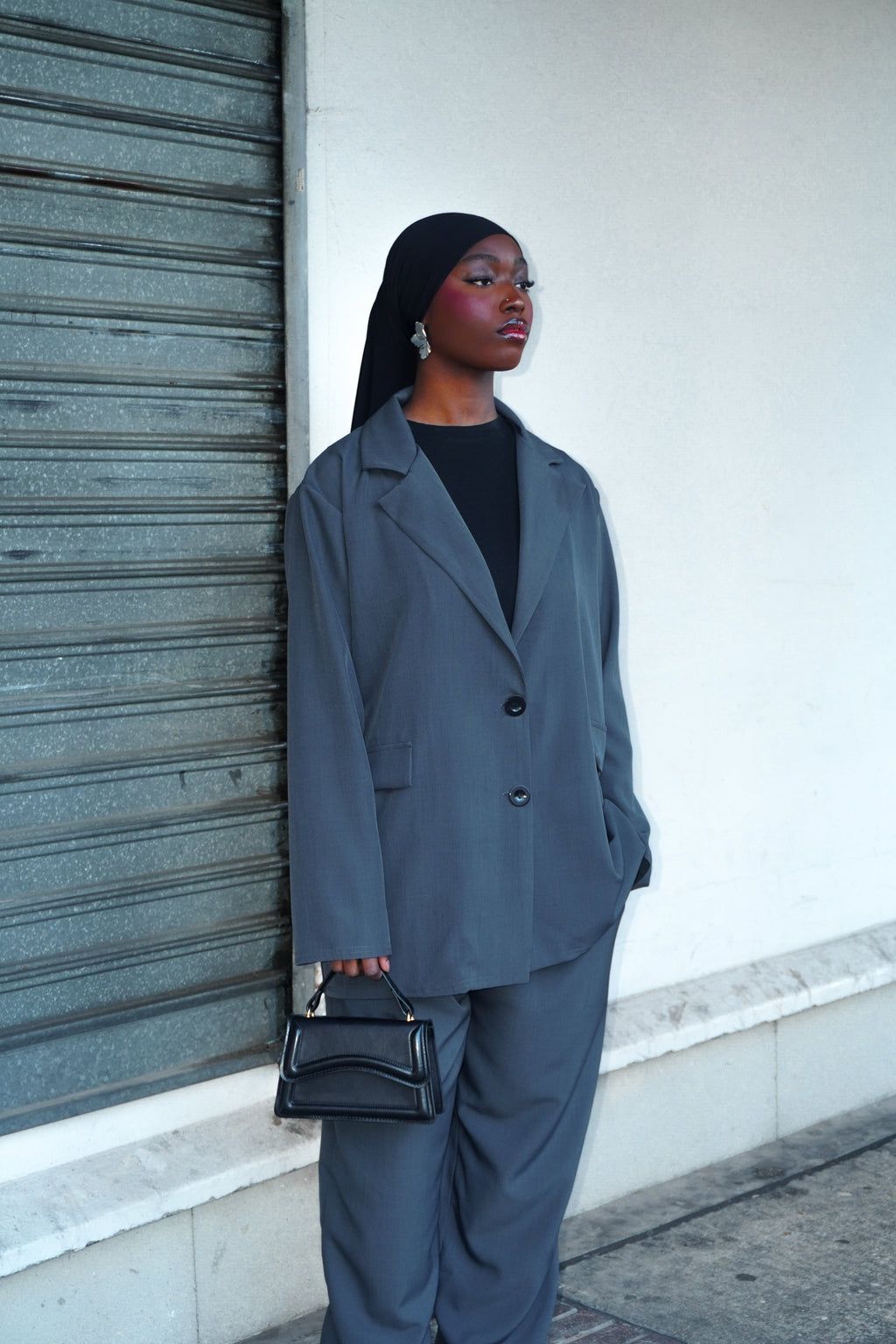 Ensemble blazer oversize