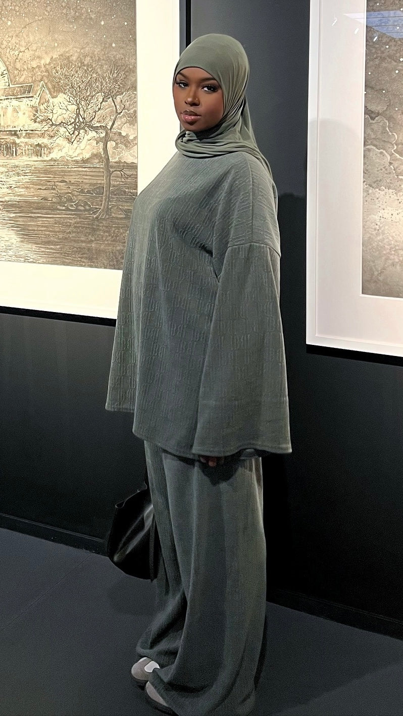 Ensemble THAÏ - velours oversize