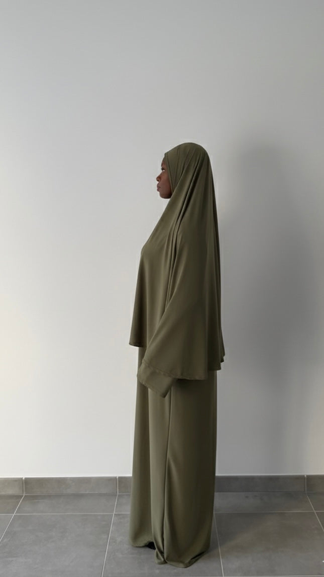 Jilbab jersey premium deux pièces