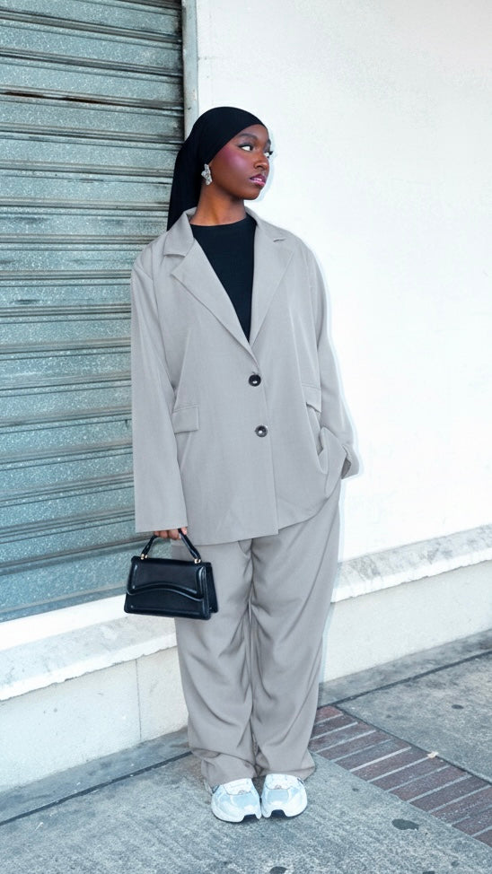 Ensemble blazer oversize