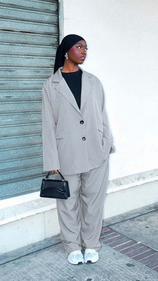 Ensemble blazer oversize